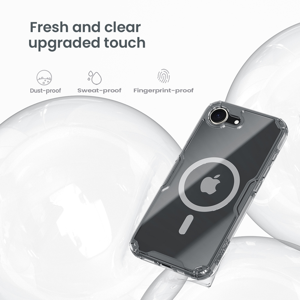 Чехол усиленный от Nillkin с поддержкой MagSafe для iPhone 16e, серия Nature TPU Pro Magnetic