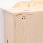 Шкаф навесной кухонный, 90х28х77.2, Лена, кухонный, в ванную, 2 двери 2 полки, из массива дерева, Dipriz