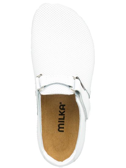 01 | "Nana" | Женские полуботинки (белый перфорация)