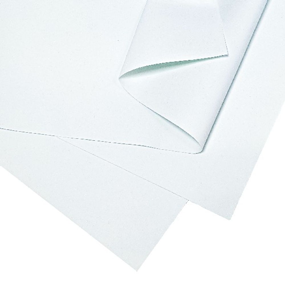 Фоамиран лист 60*70/10шт ЧИСТО БЕЛЫЙ