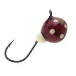 Мормышка вольфрамовая LumiCom ДРОБИНА С УШКОМ (обмазка-точки), 5,5мм, Gt, 10 штук в упаковке