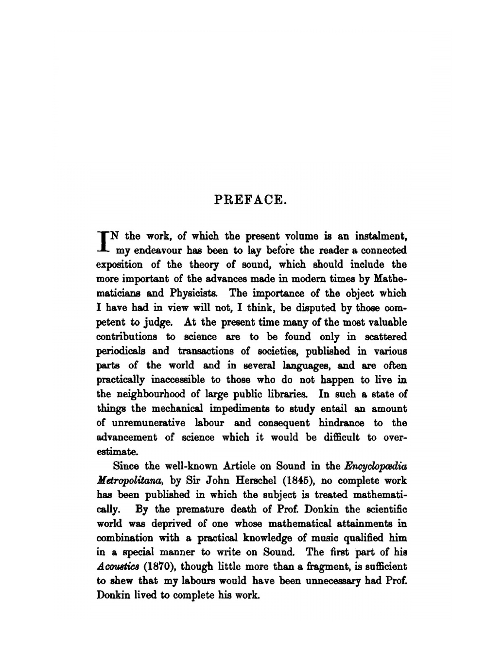 The Theory of Sound. Volume 1 | John William Strutt Rayleigh