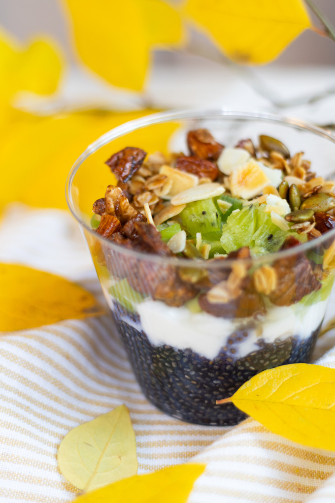 ЧИА ПУДИНГ C КИВИ И ГРАНОЛОЙ