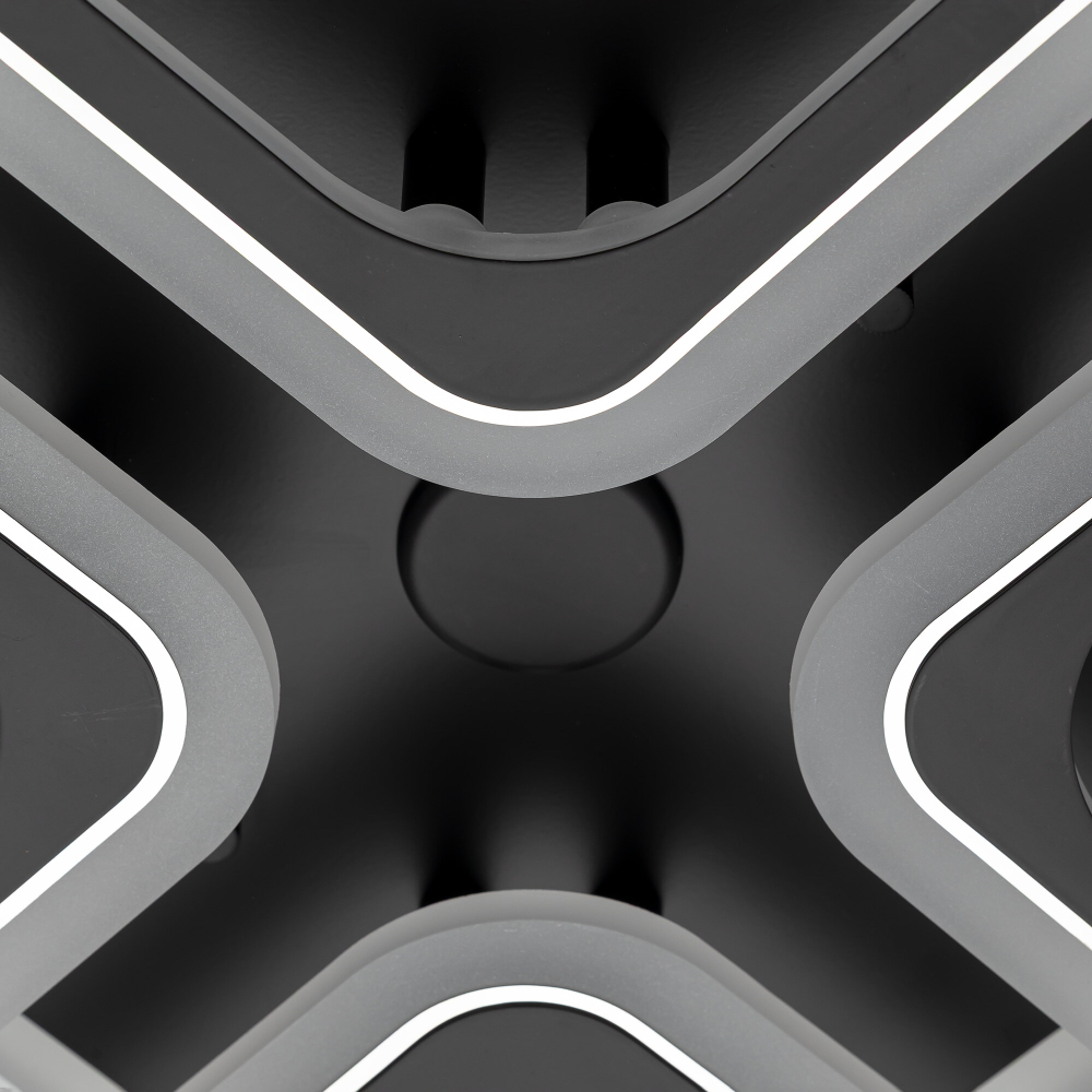 Citilux Марсель Смарт CL232A145E RGB Умная люстра Чёрная