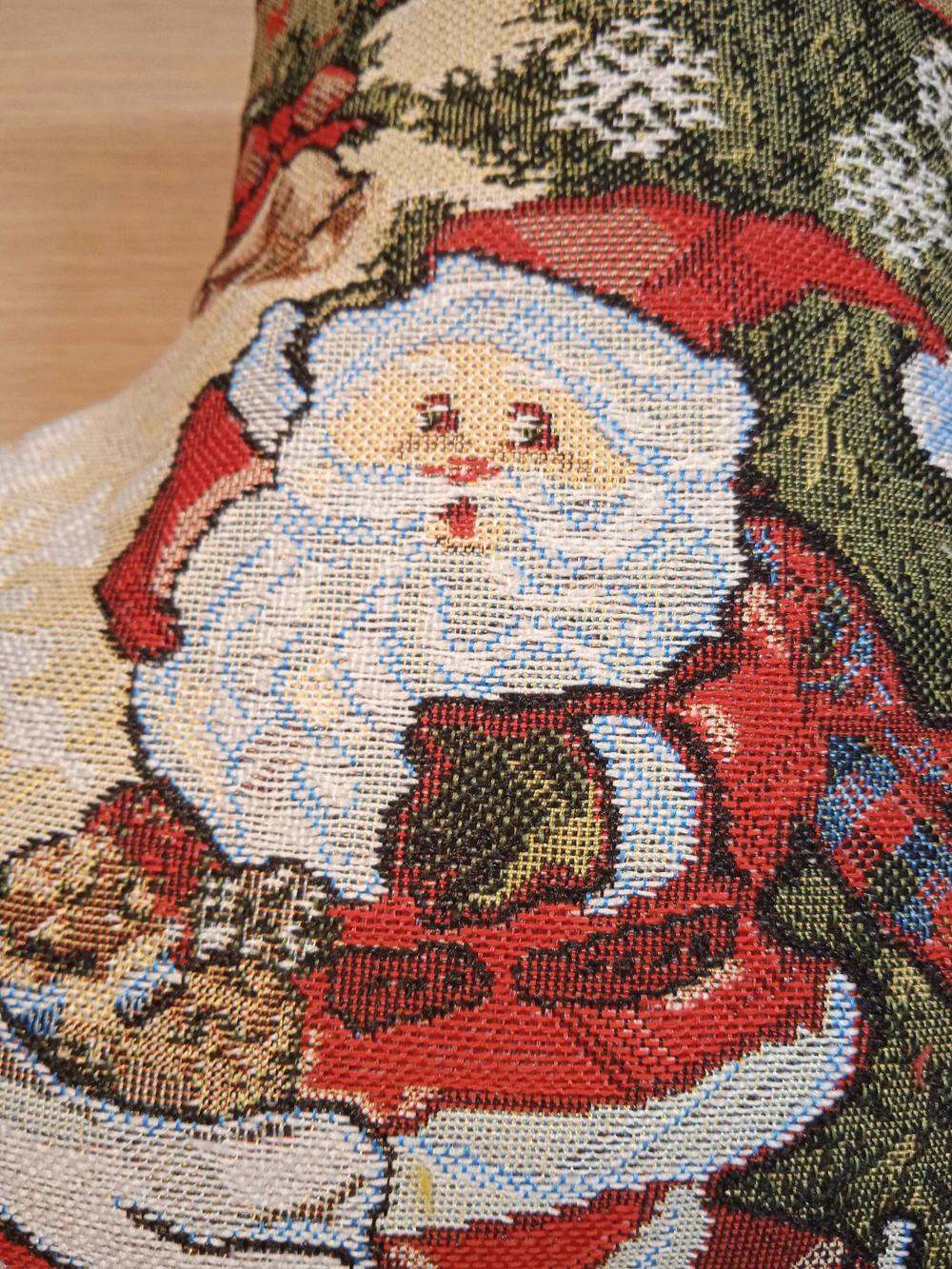 Гобеленовый сапожок для подарков 20х22