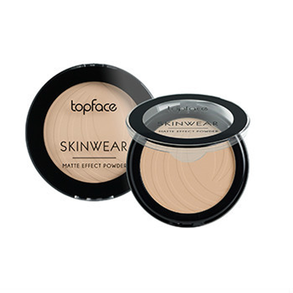 TopFace. Компактная пудра "Skinwear Matte Effect" PT265