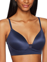 Удлиненный бескаркасный бюстгальтер-бралетт с гладкими чашками (Размер: 80A) (Цвет: белый)