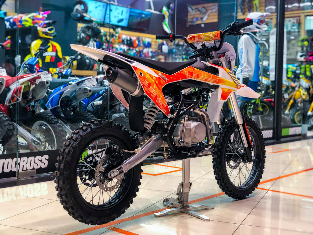 Питбайк SSSR CORE 125 SA 17/14 Cosmic Orange 1 (Полуавтоматическая КПП)