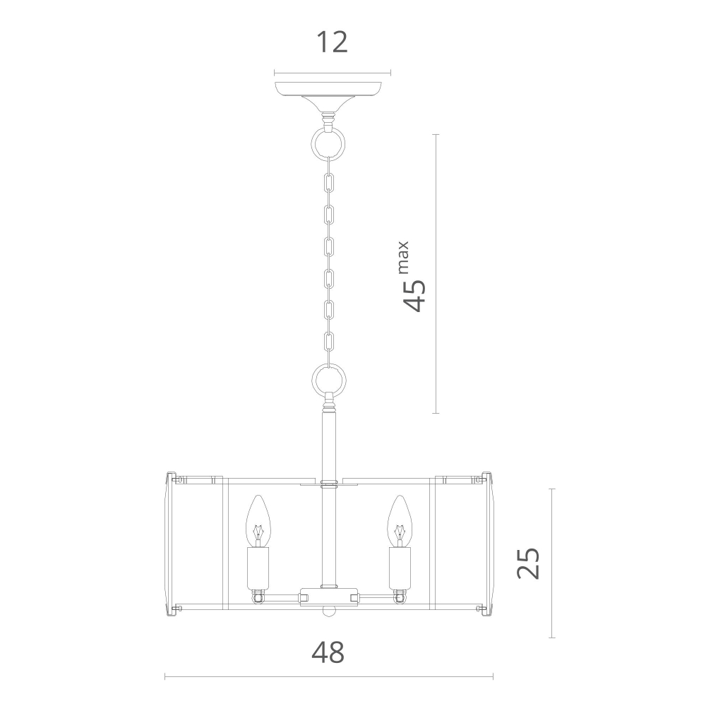 Светильник подвесной Divinare Ostin 1100/02 SP-5