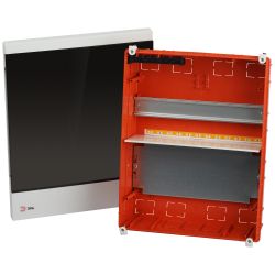 Корпус пластиковый встраиваемый ЭРА MULTIBOX со слаботочным отсеком 12 модулей IP40 белый