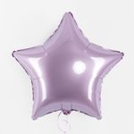 F Шар Звезда 18''/46 см, Сиреневый, Сатин (БГ-15)