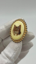 Накладка на пуговицу Кот NONY