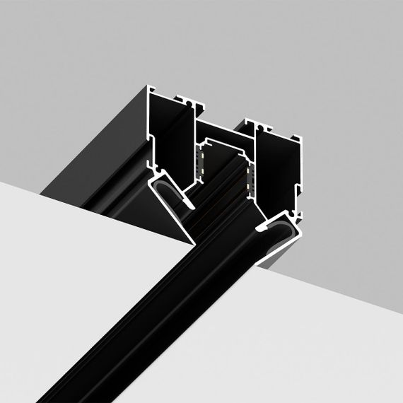 Встраиваемый магнитный шинопровод в натяжной потолок Crystal Lux Space CLT 0.134 01 L3000 BL