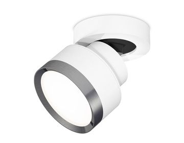 Накладной точечный светильник XM8101006 SWH/PPH GX53 белый песок/графит Techno Spot Ambrella