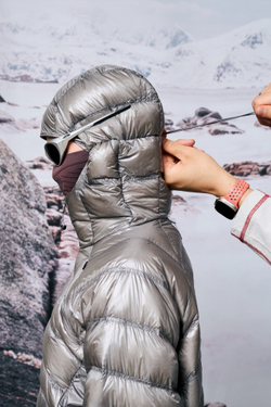 Куртка Nothomme Blue Down Jacket "Silver"