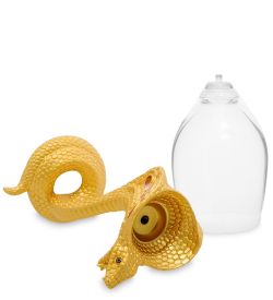 WIN-218 Набор бокалов для вина «Змея» зол.