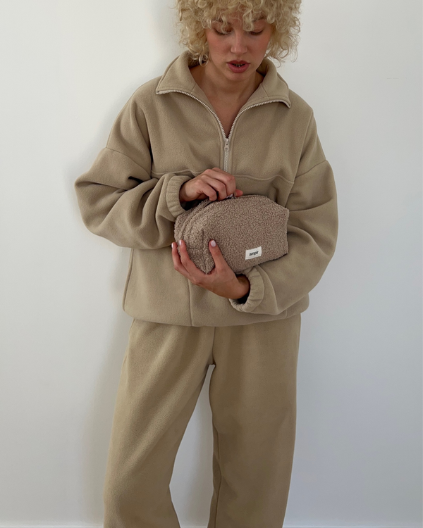 Толстовка Mоm's бежевая