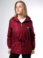 Анорак утепленный женский флис Город Горький бордовый