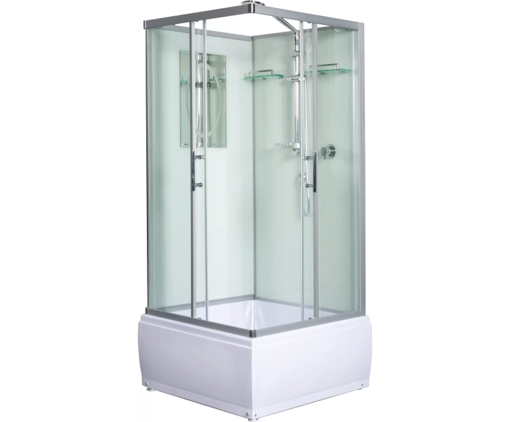 Душевая кабина WeltWasser (ВельтВассер) ALLER 901 с высоким поддоном, 90x90x217