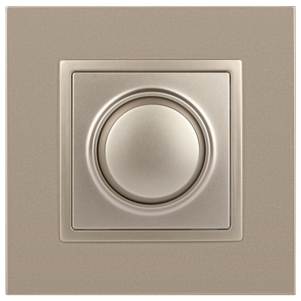 14-4101-04 ЭРА Светорегулятор поворотно-нажимной, 400ВА 230В, IP20, Эра Elegance, шампань | Elegance Шампань