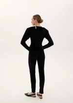 Комбинезон, чёрный