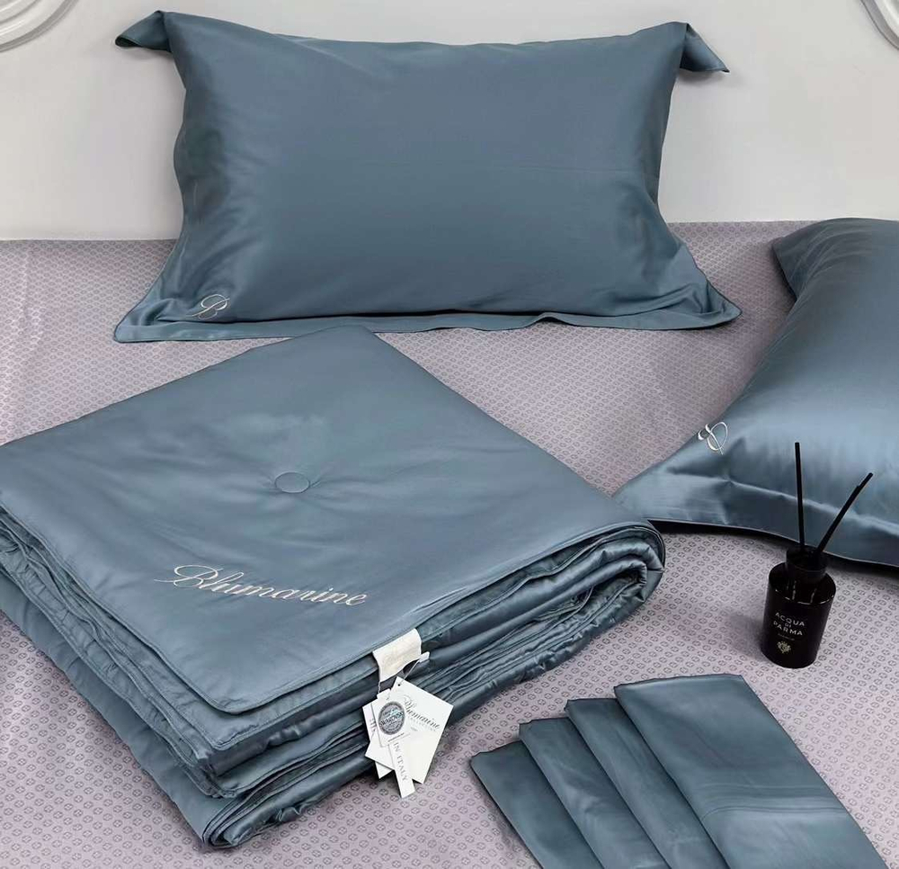 Постельное белье с одеялом из тенселя Blum | Navy