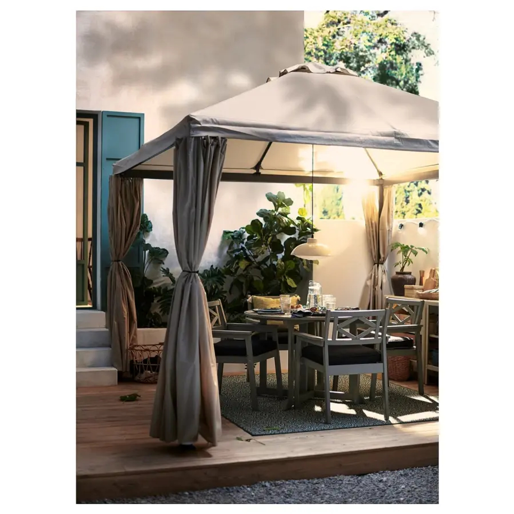 Шторы на беседку - IKEA HIMMELSÖ/HIMMELSO/ХИММЕЛЬСЁ ИКЕА, 300х190 см, бежевый