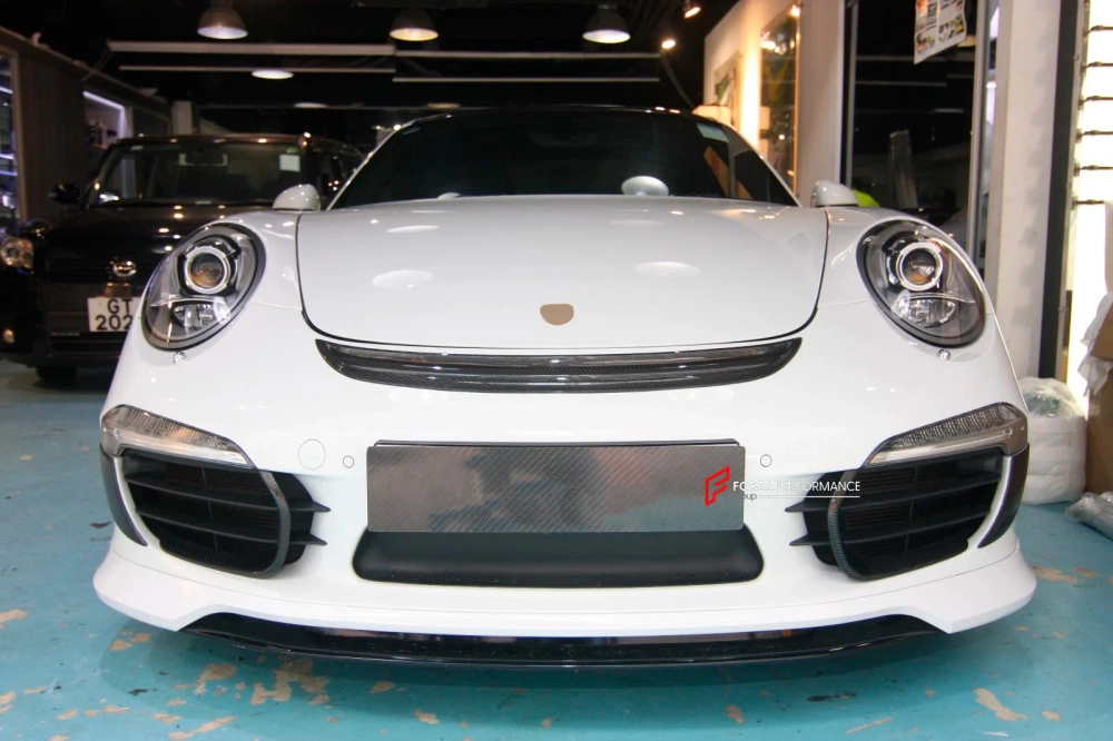 Карбоновая решетка воздухозаборника переднего бампера для PORSCHE 911 991.1 CARRERA S 2011–2017