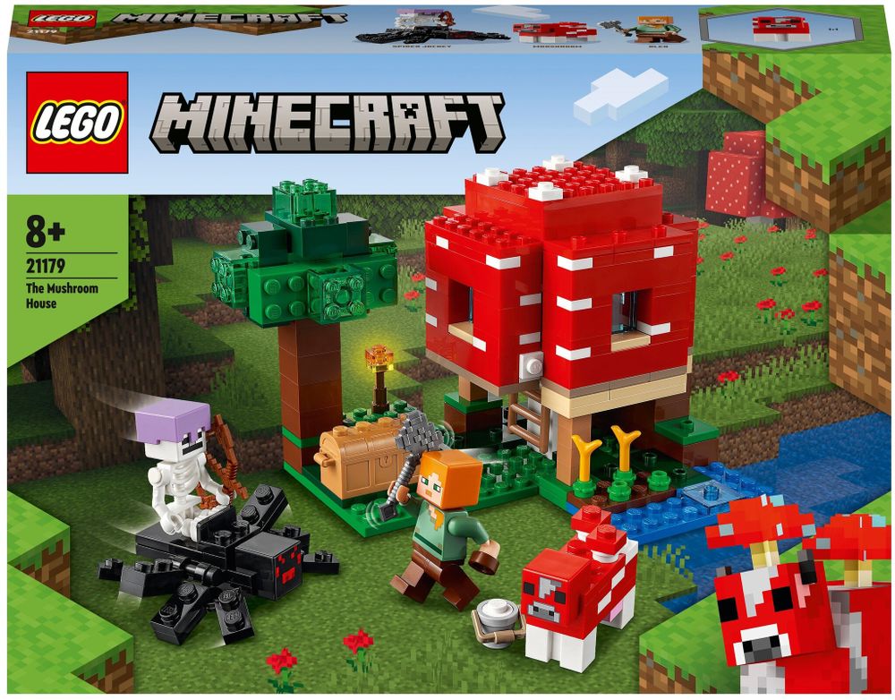 Конструктор LEGO Minecraft 21179 Грибной дом