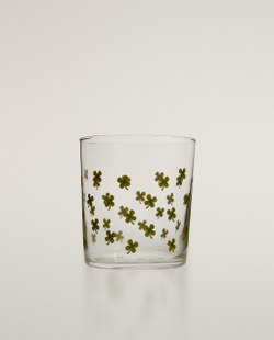 Zara Home стакан из стекла, цвет зелёный, 9 см · 0285/401