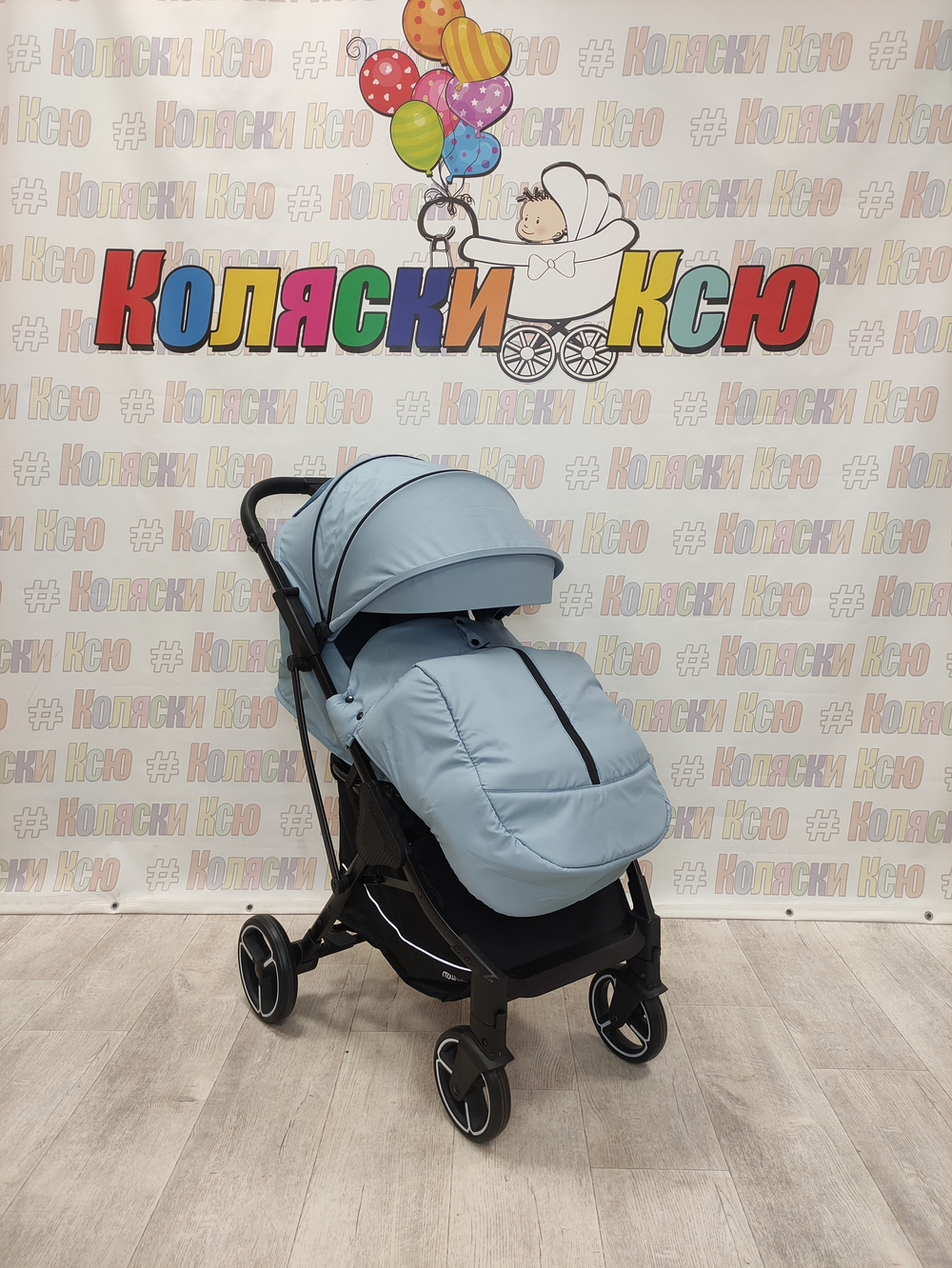 Коляска прогулочная MowBaby Smart 2023 Blue