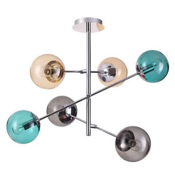 Люстра потолочная 6-ка 4454/6C LUMION MODERNI хром, разноцветный E14 6*40W SALE