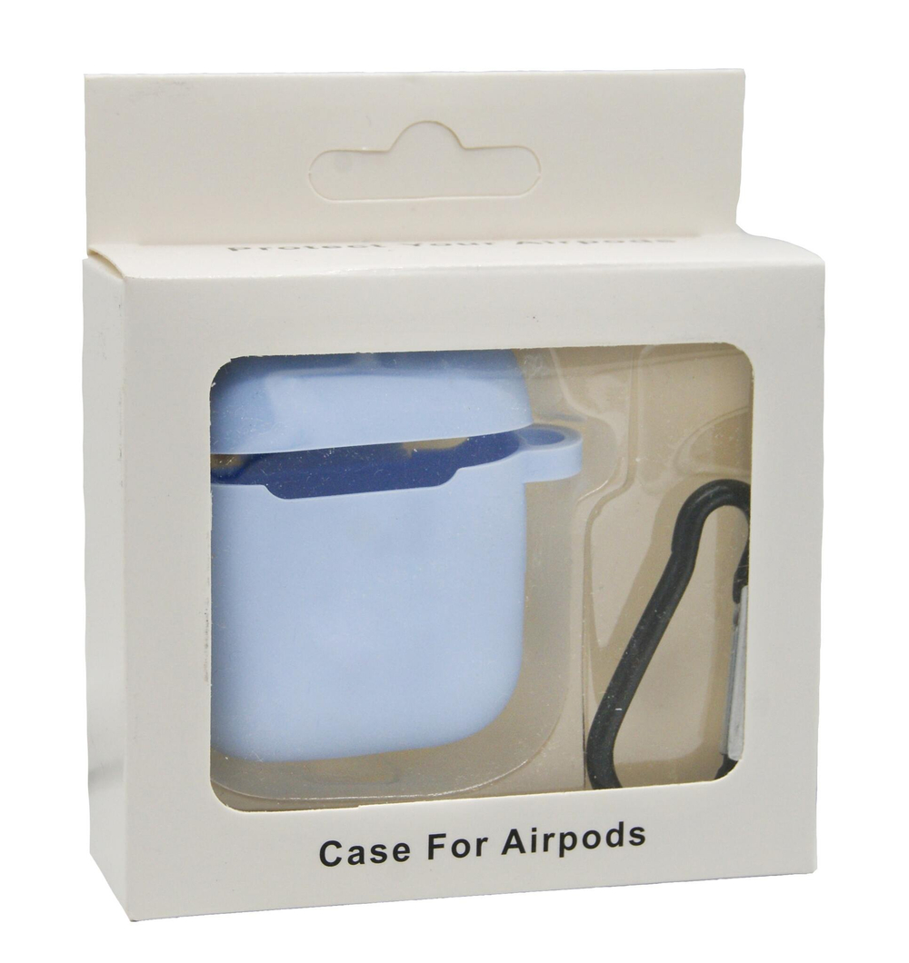 Чехол для AirPods/AirPods 2 APL (Lilac) с LOGO
