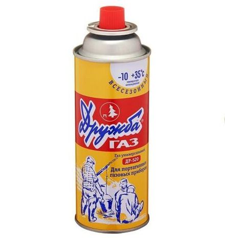 Газовый баллон ДРУЖБА (ДР-520)  для портативных приборов (1/28)