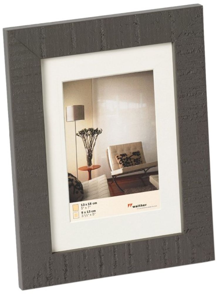 WALTHER HO520D 15x20/10x15 (паспарту) Home дерево (серый) ф/рамка