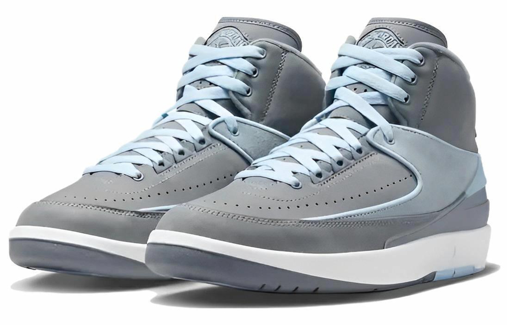 Кроссовки Jordan Air Jordan 2 Cool Grey (Женская размерная сетка)