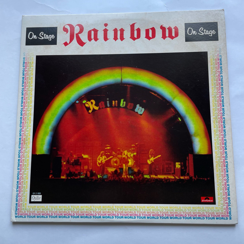 Винтажная виниловая пластинка LP Rainbow On Stage (США 1977)