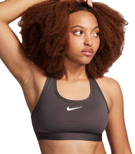 ТОП теннисный Nike Swoosh Medium Support Non-Padded Sports Bra - серый