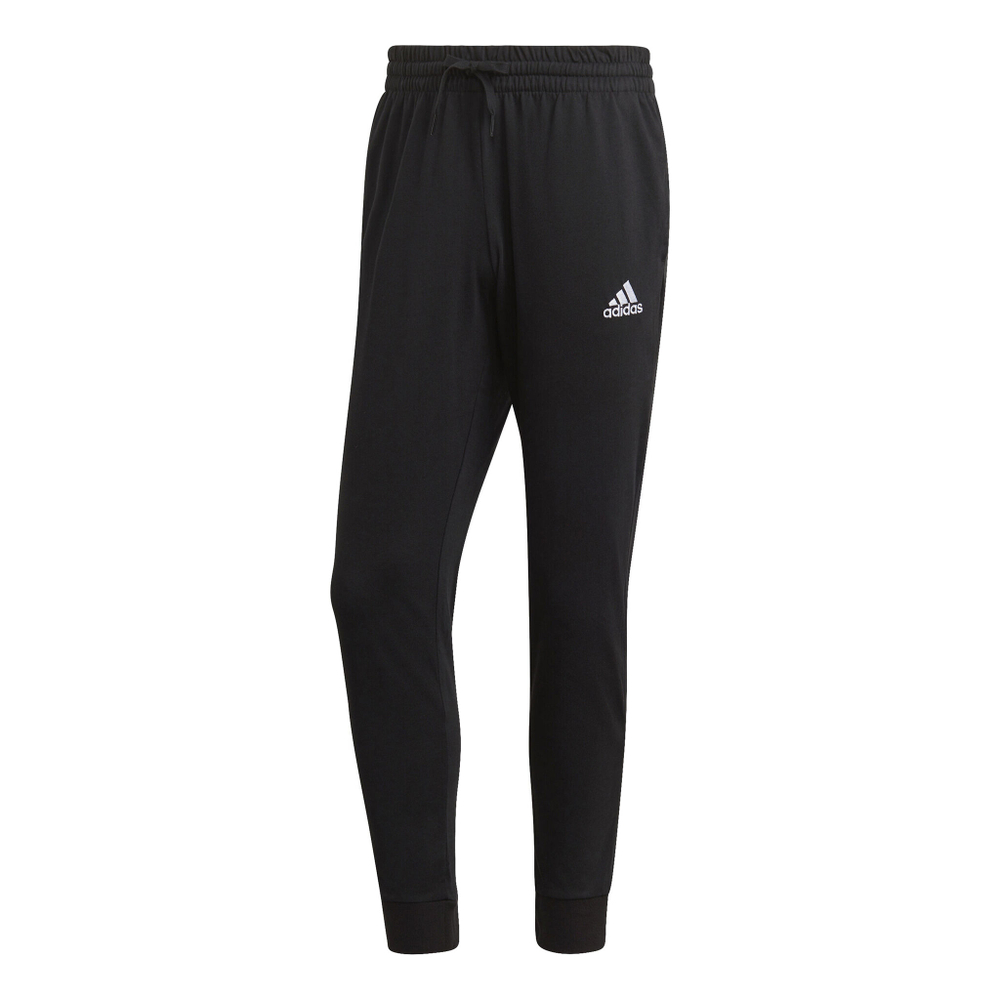 Мужские теннисные штаны adidas Essentials Single Jersey Tapered Cuff Training Pants Men - Black