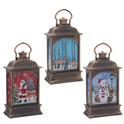 GAEM Изделие декоративное "Фонарь" с подсветкой (3хАG13, вход), L7 W4 H12 см, 3в.
