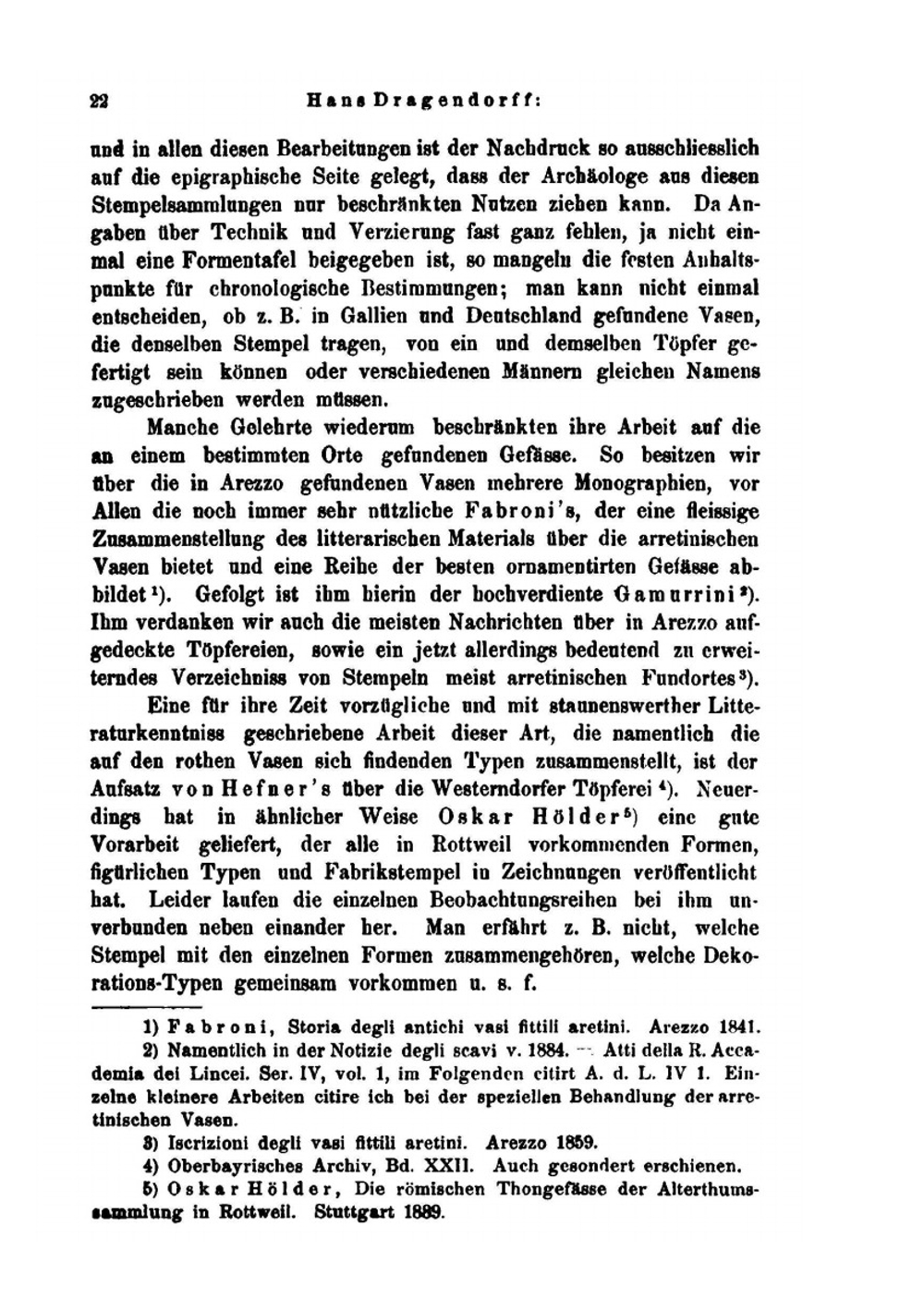 Terra sigillata. Ein Beitrag zur Geschichte der Griechischen und römischen Keramik | Hans Dragendorff