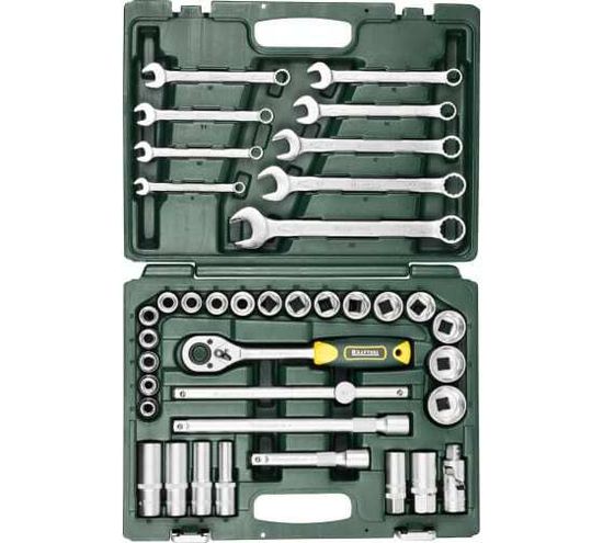 Набор KRAFTOOL Торцовые головки 38 предметов 27886-Н38