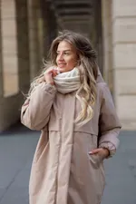 Купить Парка ko-ko-ko Утепленная женская бежевая Парка ko-ko-ko Утепленная женская бежевая