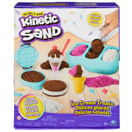 Кинетический песок - Мороженое Treats Набор кинетического песка 454 г 20144197 / артикул   71660 6068200 20144197  / GTIN 778988498668