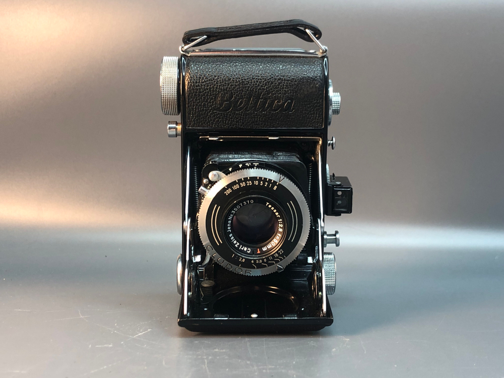 Beltica Folding Camera + Carl Zeiss Jena Tessar 2.8/50mm