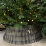 Корзина под ёлку из ротанга с чехлом