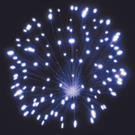 Батарея салютов "Снежная королева" 30 залпов, веер