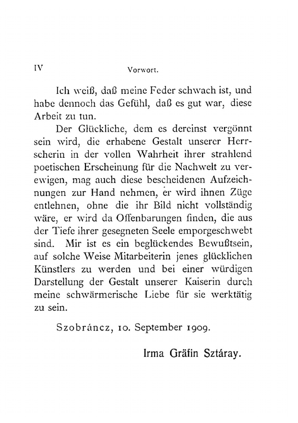Aus den letzten Jahren der Kaiserin Elisabeth | I.G. Sztáray