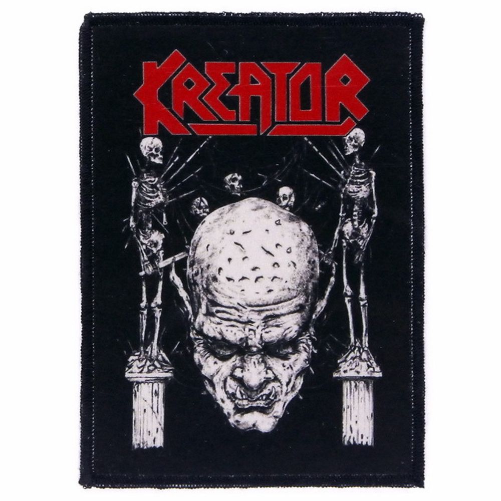 Нашивка Kreator голова демона и скелеты (319)