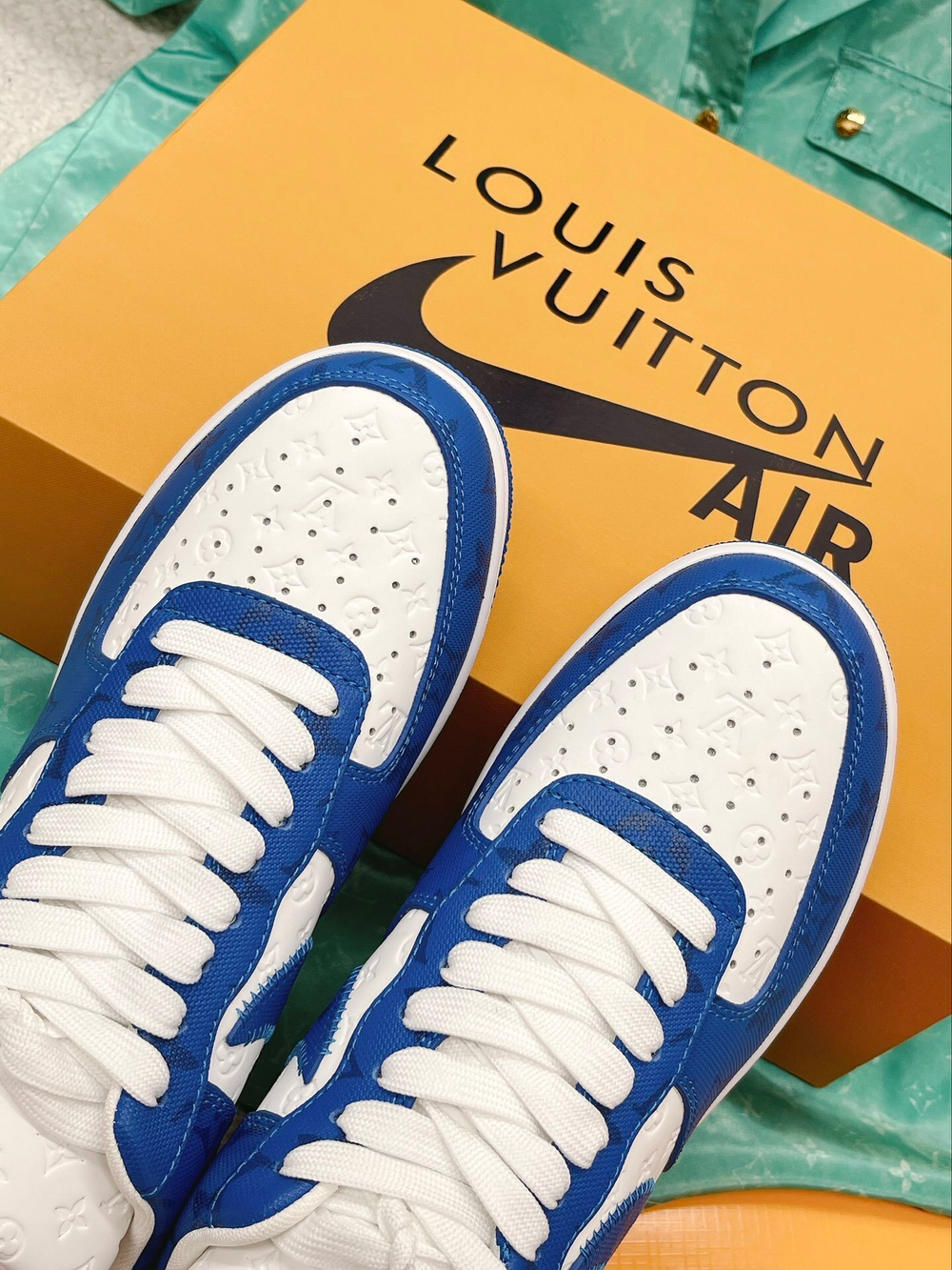 Louis Vuitton and Nike Air Force